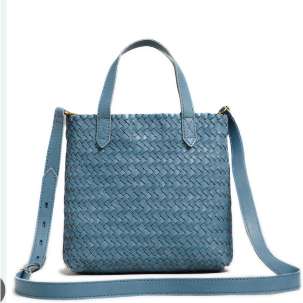 The Small Transport Crossbody: Woven Leather Edition